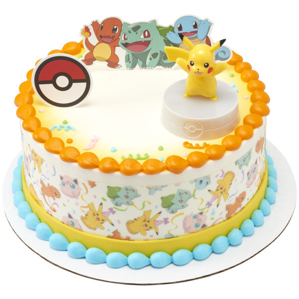 Pokémon Play! Cake Decorations Topper Set Kit