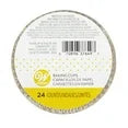 Wilton Standard Baking Cup ,Yellow FOIL paper cups, 24ct