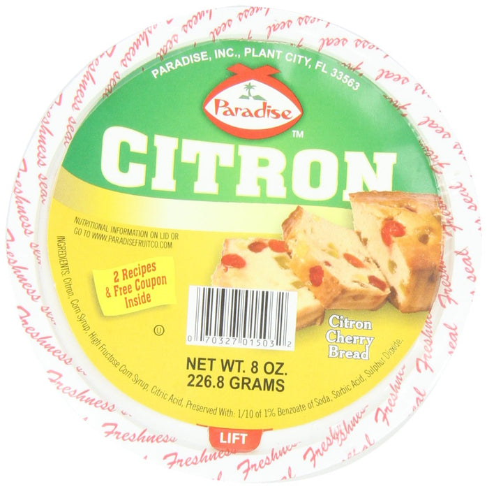 Diced Candied Citron candied fruit fruitcakes 8oz