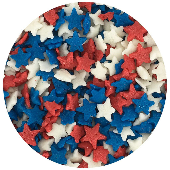 Celebakes Patriotic Stars Edible Confetti, 2.2 oz.