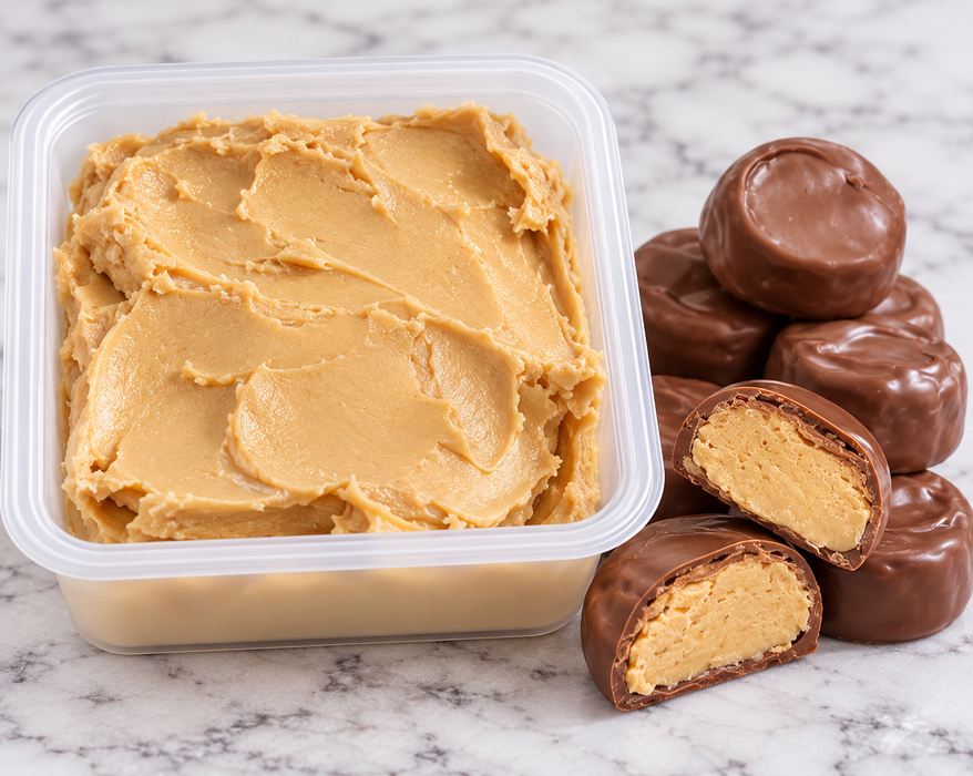 Burke Toffee Cream Candy Center 1 lb Tub – Ready-to-Use Chocolate Candy Filling for Dipping and Molds