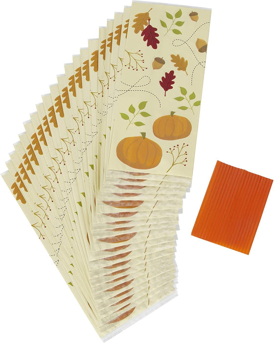 Wilton Party Pumpkin Treat Bags 20 sets/ 40 pcs