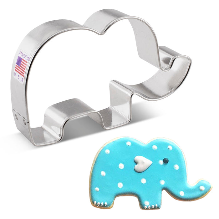 Ann Clark Cute Baby Elephant Cookie Cutter 4 1/8"