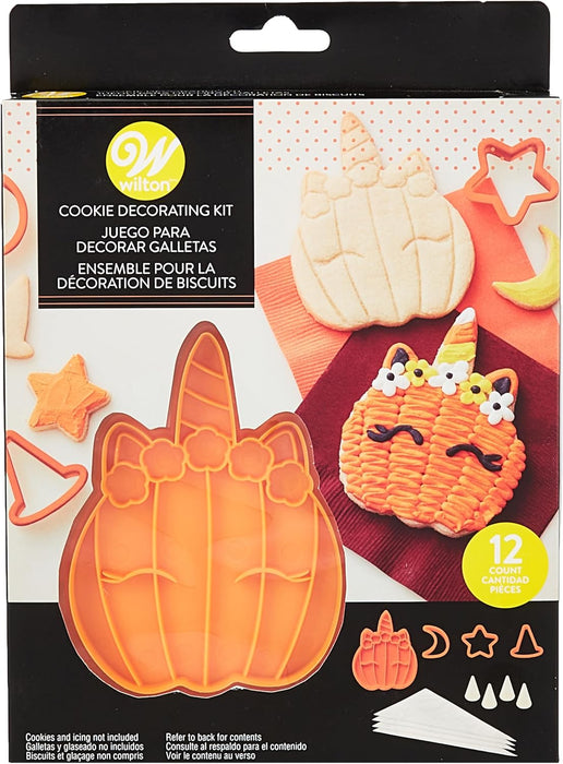 Wilton 12 Piece Unicorn Cookie Stamp and cutter Kit