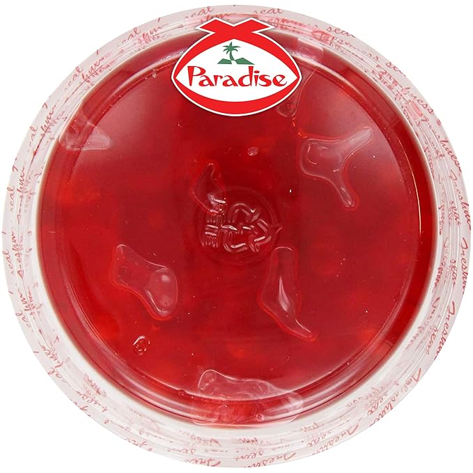 Paradise Candied Red Cherries – Glacé Cherries – 8 oz.