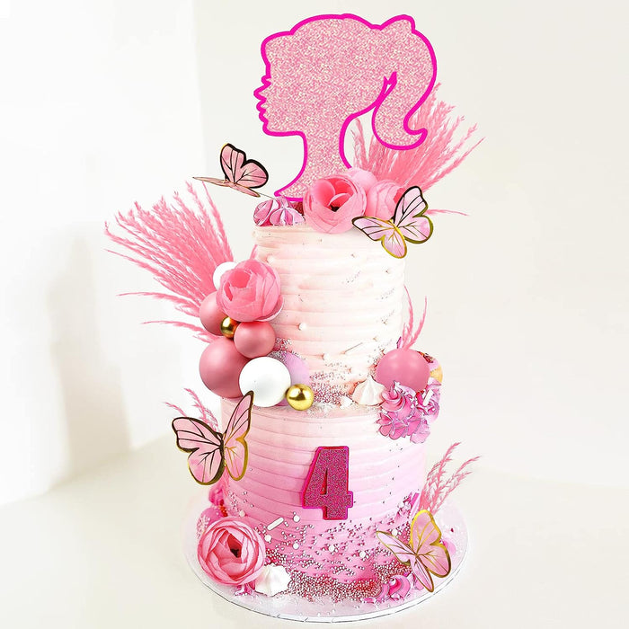 Barbie Casual Cake Topper Girl Birthday Cake Decoration