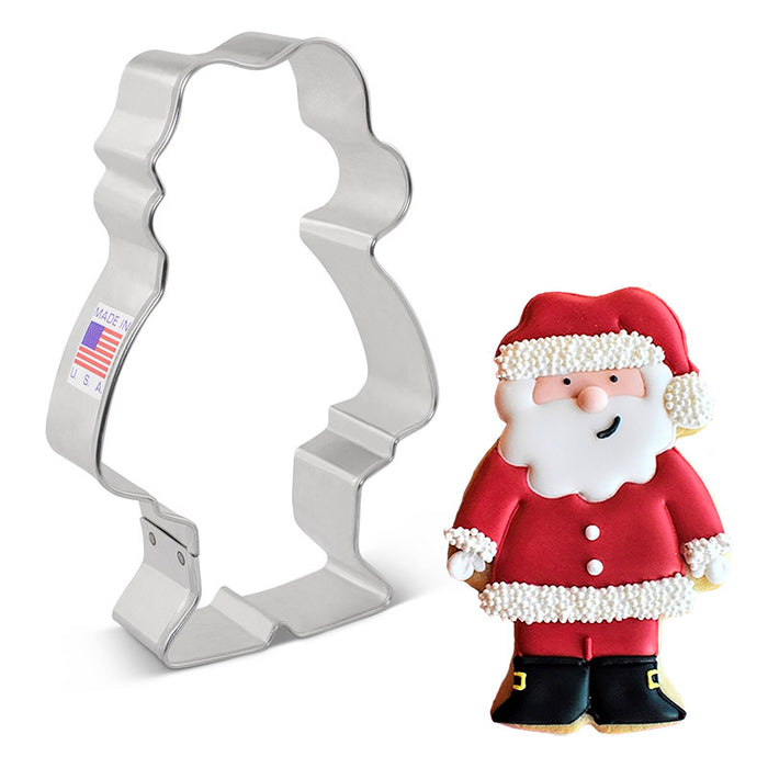 Ann Clark Cute Santa Cookie Cutter full body 4 1/2"