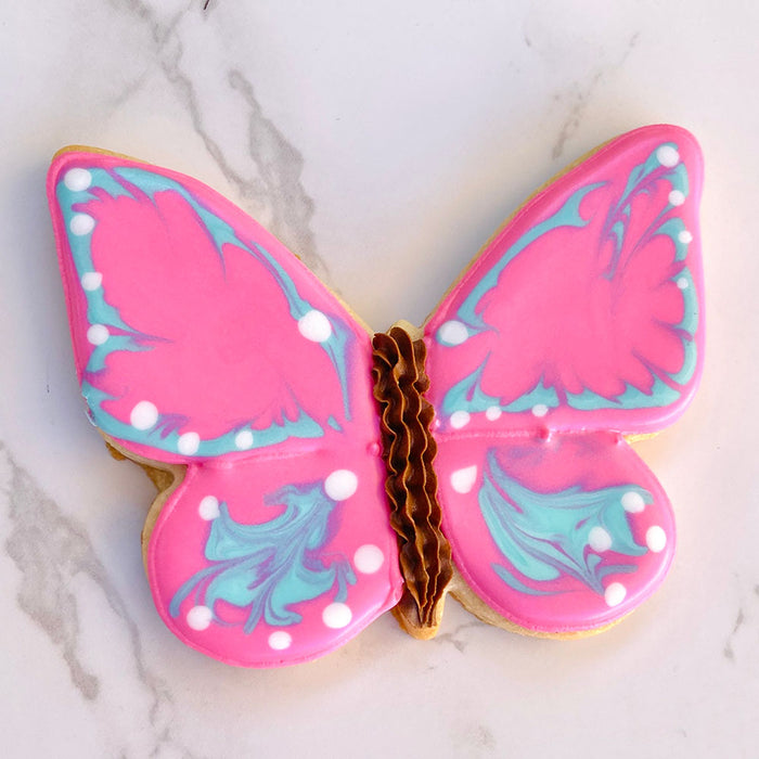 Ann Clark Cute Butterfly Cookie Cutter, 3" x 3.75" Big Wings