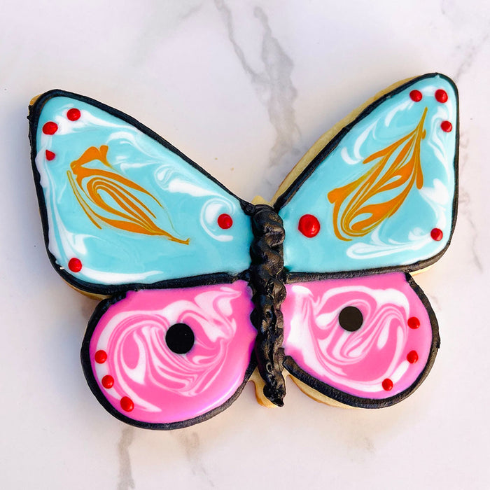 Ann Clark Cute Butterfly Cookie Cutter, 3" x 3.75" Big Wings