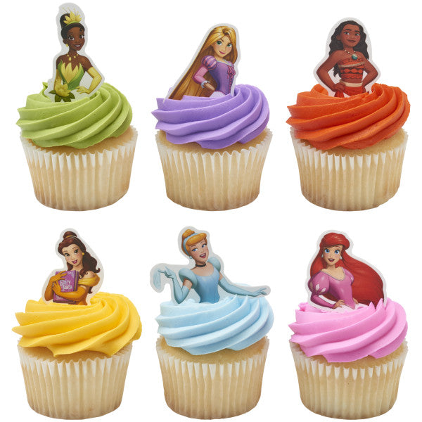 Disney Princess Cupcake Decorating Toppers Cake Picks – 12 Count