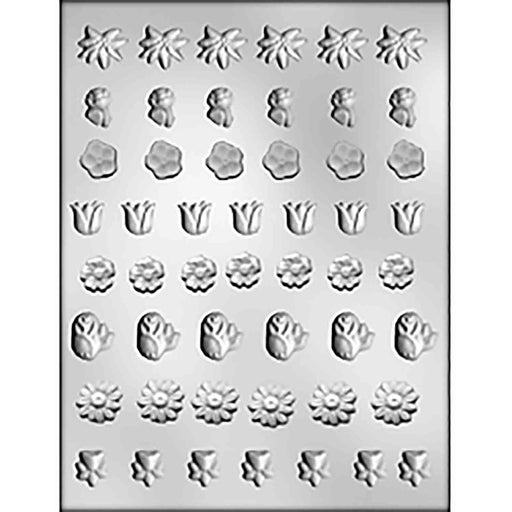 Wilton Dragonfly, Butterfly and Flower Silicone Candy Mold, 12-Cavity