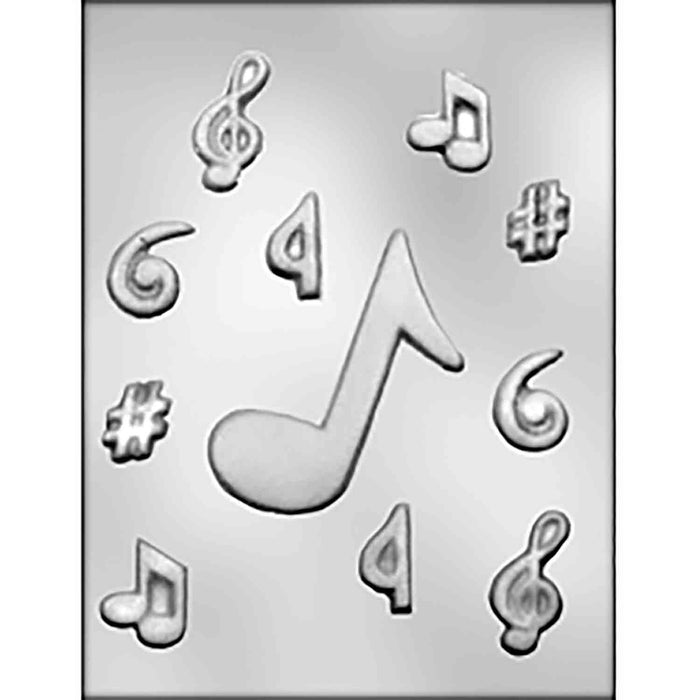 CK Products Large Music Notes Chocolate Mold