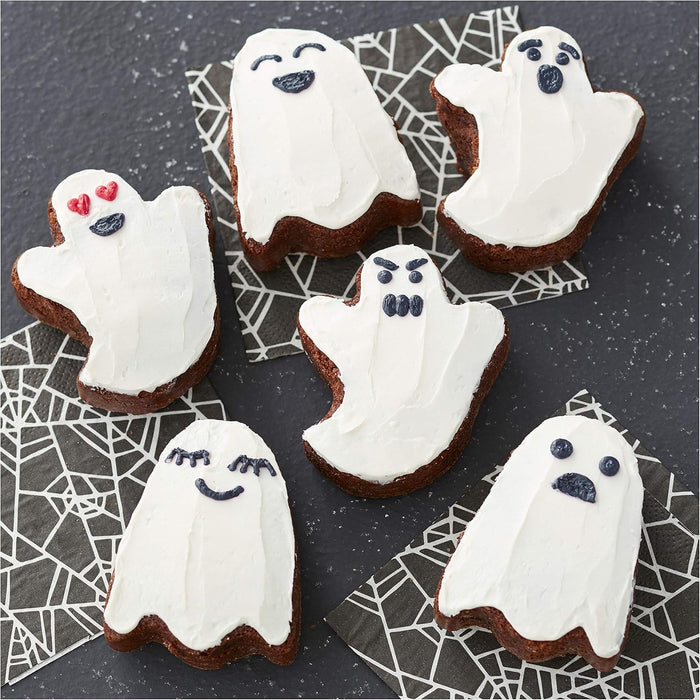 Wilton Ghost Non-Stick Silicone Mold, 6-Cavity Halloween