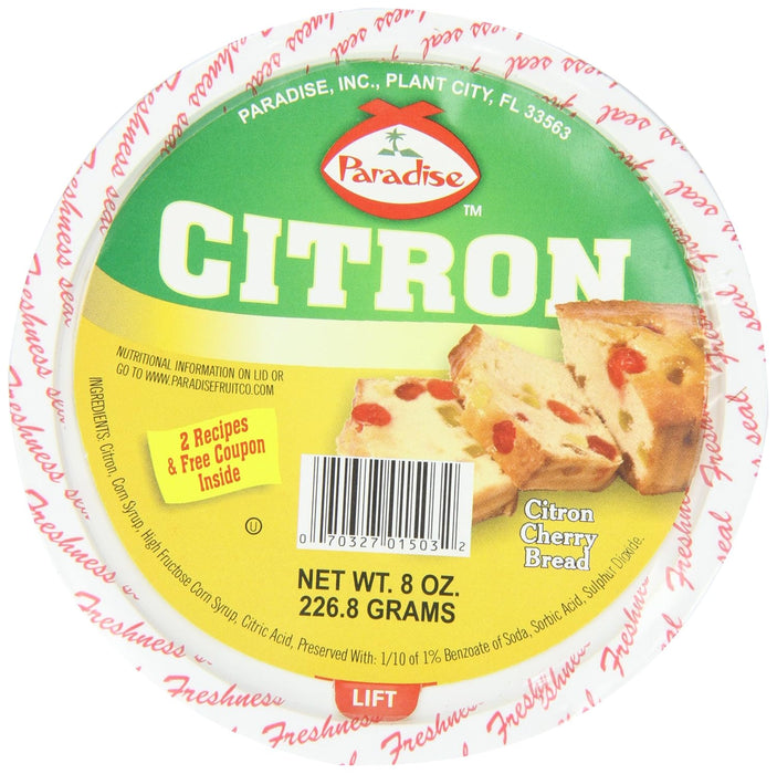 Diced Candied Citron candied fruit fruitcakes 8oz