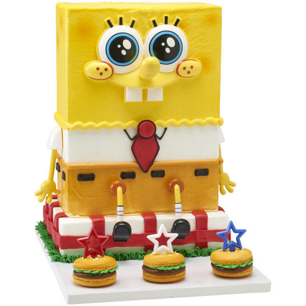 SpongeBob SquarePants Creations Cake Topper – 5-Piece Set Decorating