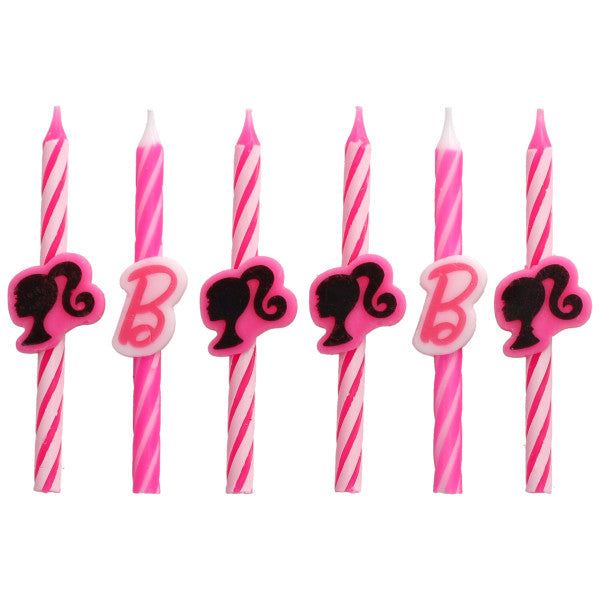 Barbie Birthday Candles for cakes or cupcakes – 6 Count
