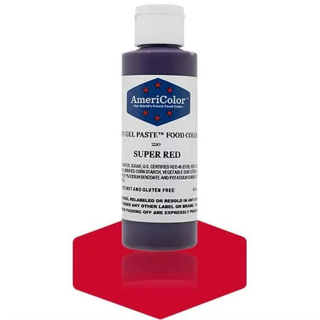 AmeriColor Soft Gel Paste 4.5 oz. bottle (select your color)