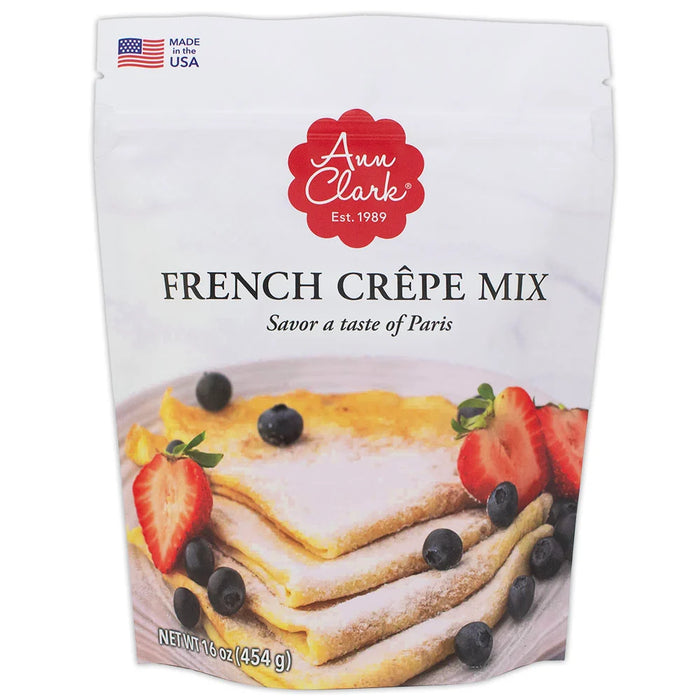 Ann Clark Traditional French Crêpe Mix – Gourmet Crepe Baking Mix for Sweet & Savory Crepes – Breakfast, Brunch & Dessert