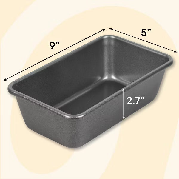 Wilton 9"x5" Nonstick Ultra Bake Professional Loaf Pan: Steel Bread & Meatloaf Pan, Dishwasher-Safe