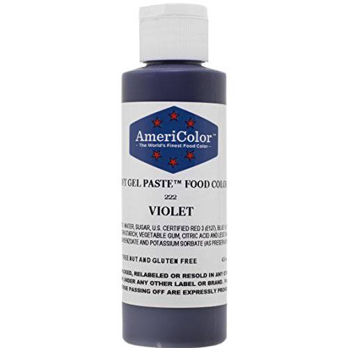 AmeriColor Soft Gel Paste 4.5 oz. bottle (select your color)