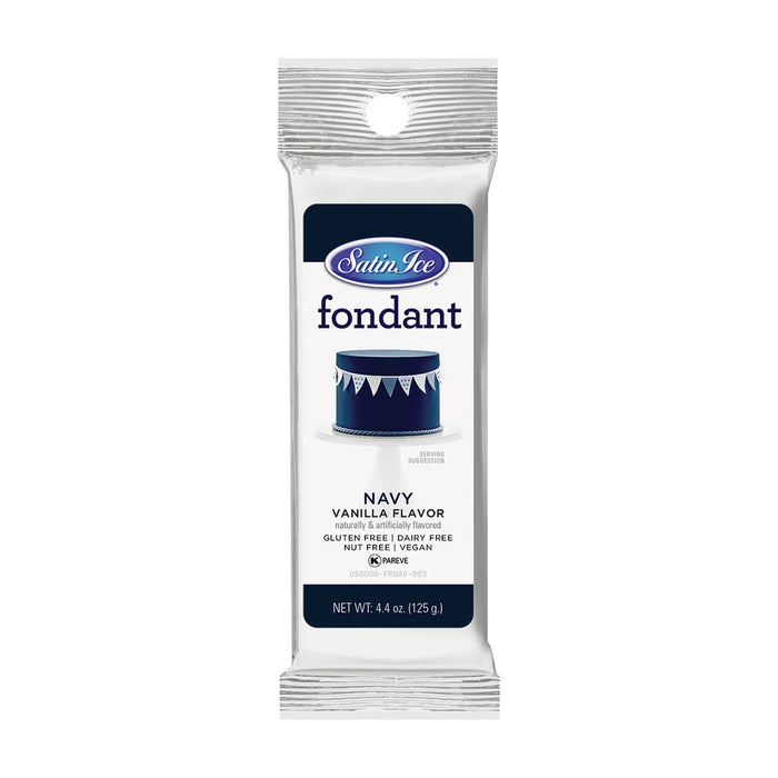 Satin Ice Ready-to-Use Colored Fondant 4.4 oz – for Cakes, Cupcakes, Cookies & Decorating – Vegan & Gluten Free (select your color)