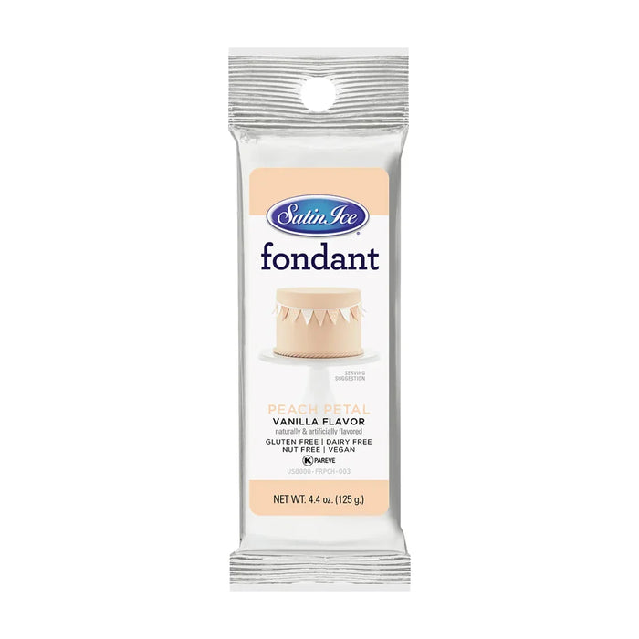 Satin Ice Ready-to-Use Colored Fondant 4.4 oz – for Cakes, Cupcakes, Cookies & Decorating – Vegan & Gluten Free (select your color)