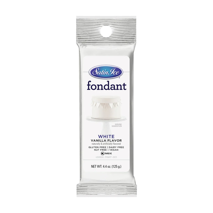 Satin Ice Ready-to-Use Colored Fondant 4.4 oz – for Cakes, Cupcakes, Cookies & Decorating – Vegan & Gluten Free (select your color)