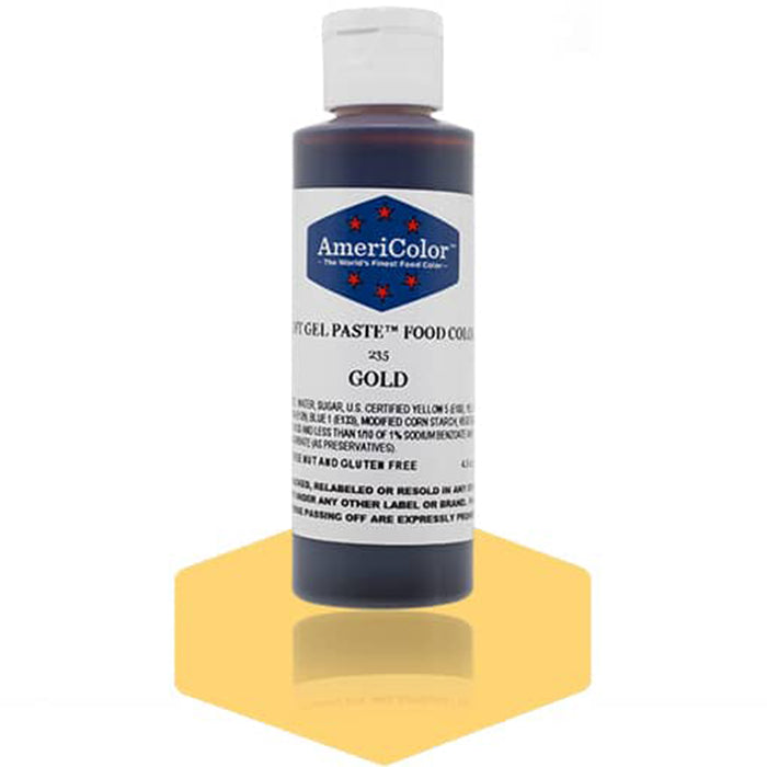 AmeriColor Soft Gel Paste 4.5 oz. bottle (select your color)