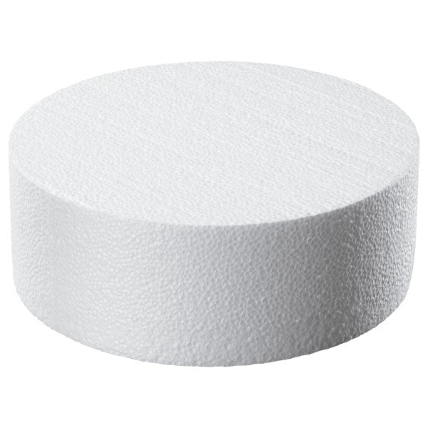 Round Styrofoam 10" x 3.5" Cake Form Dummy