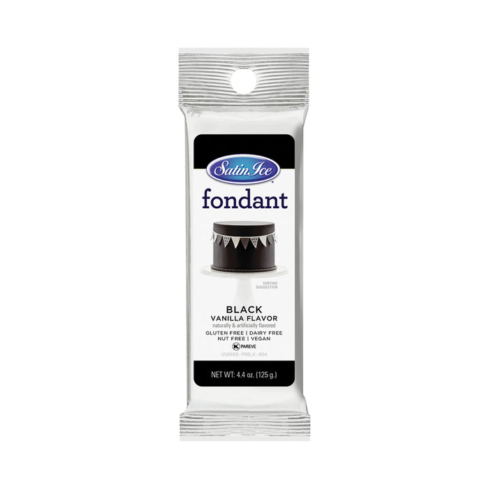 Satin Ice Ready-to-Use Colored Fondant 4.4 oz – for Cakes, Cupcakes, Cookies & Decorating – Vegan & Gluten Free (select your color)