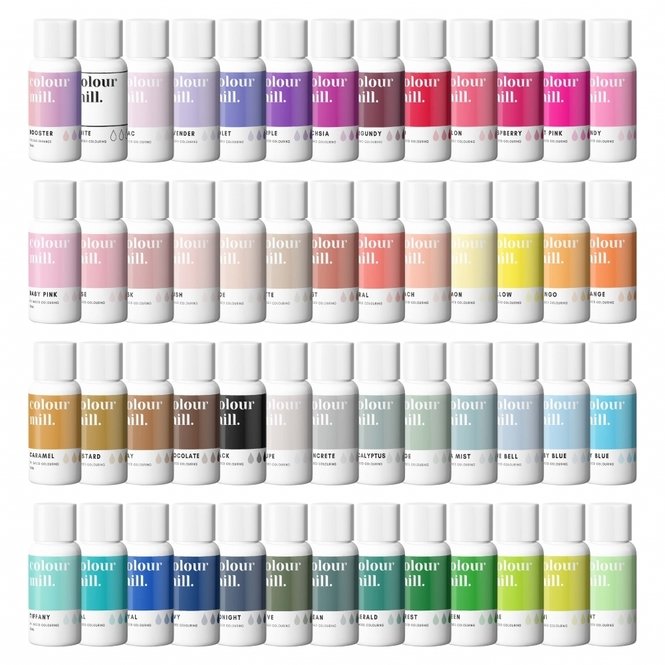Colour Mill oil based food colorings 20ml (select your color) — Cake and  Candy Supply