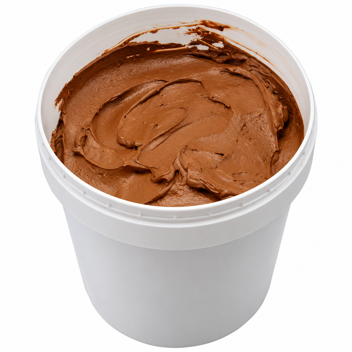 Chocolate No Artificial Buttercreme Style Icing – 35 lb. – Ready to Use Bucket Tub