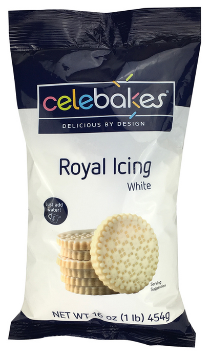 Celebakes White Royal Icing, 16 oz.