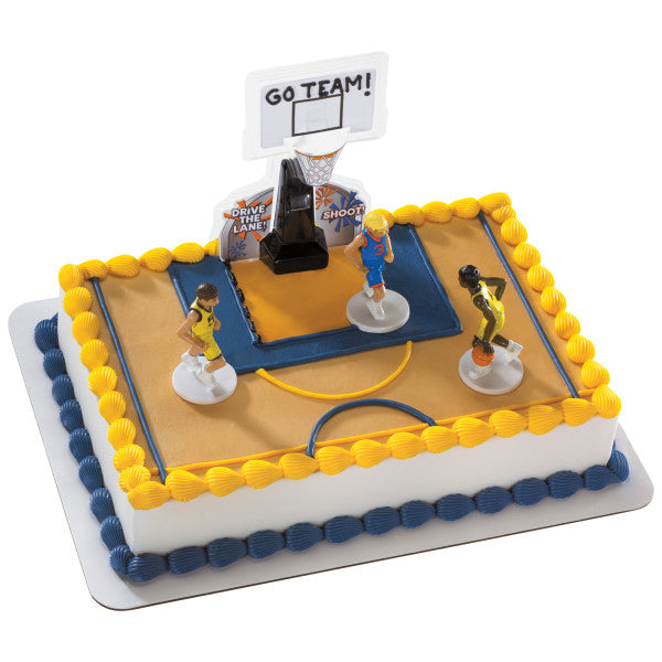 Basketball All Net Cake Decorations Topper Set Kit