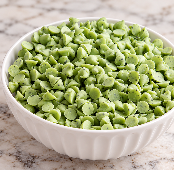 Clasen Green Mint Baking Chips 1 lb – 4M Mini Mint Flavored Chips for Baking amd Desserts
