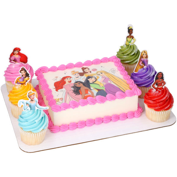 Disney Princess Cupcake Decorating Toppers Cake Picks – 12 Count
