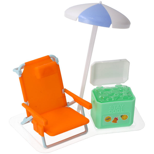 Better at the Beach Pool Party - Cake Topper Set by Decopac