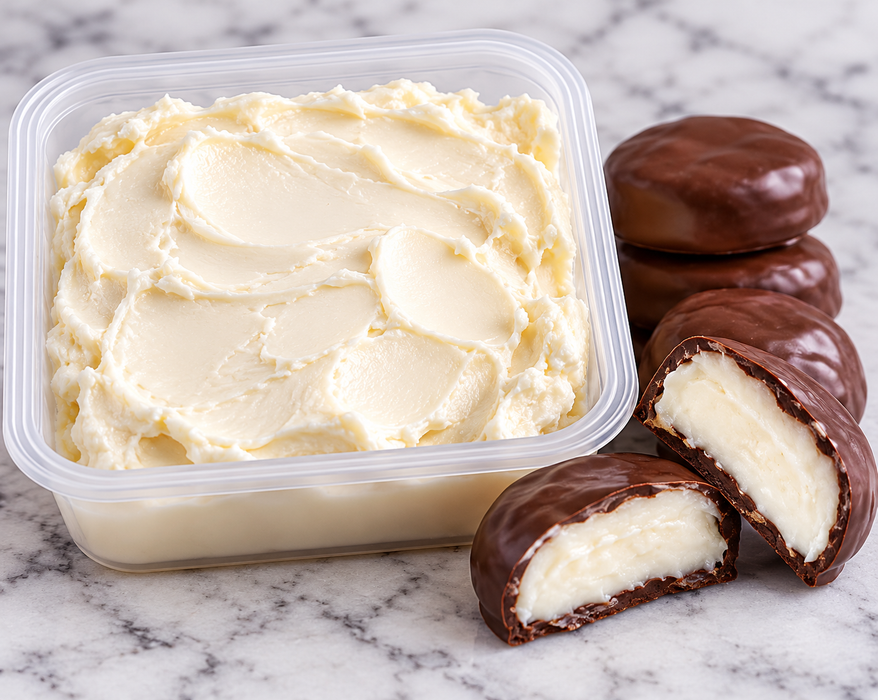 Burke Vanilla Cream Candy Center 1 lb Tub – Ready-to-Use Chocolate Candy Filling for Dipping, Bon Bons and Molds
