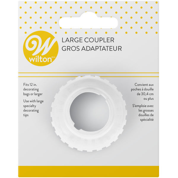 Wilton Large Plastic Coupler for Cake Decorating