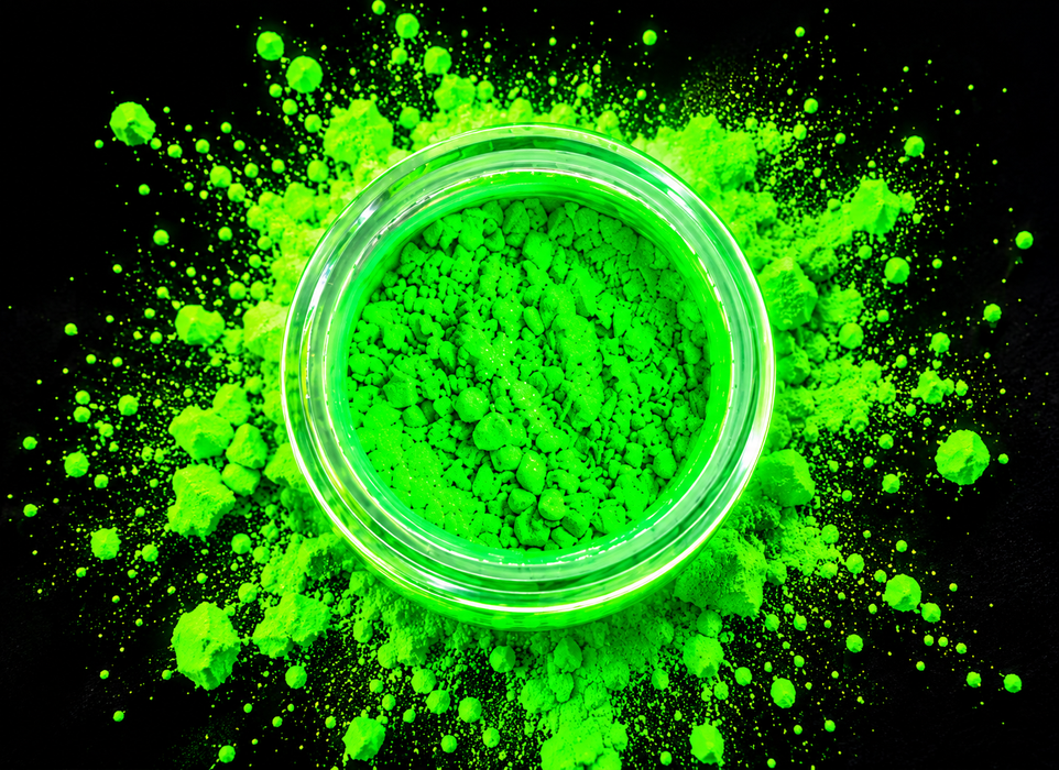 Petal Dust Glow in the Dark 100% edible Neon Petal Dust in Yellow, Green, Red, or Orange (select your color)