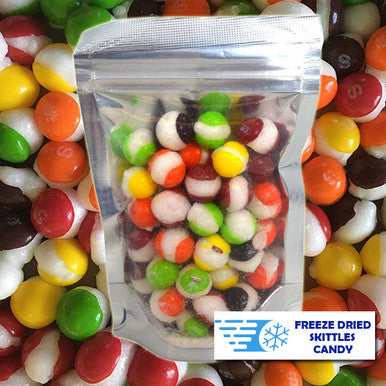 Freeze Dried Skittles Candy 4oz bag Original Flavors