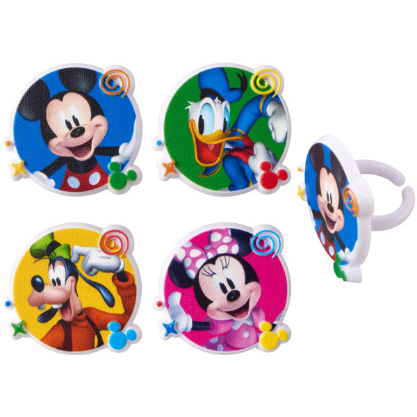 Mickey Mouse Funhouse Best Pals Around Cupcake Rings Cupcake Cake Decorating Rings 12 set