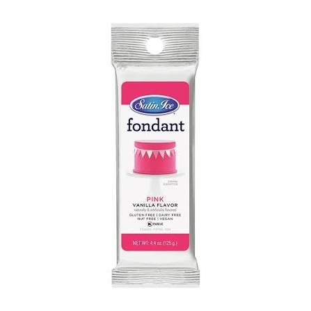 Satin Ice Ready-to-Use Colored Fondant 4.4 oz – for Cakes, Cupcakes, Cookies & Decorating – Vegan & Gluten Free (select your color)