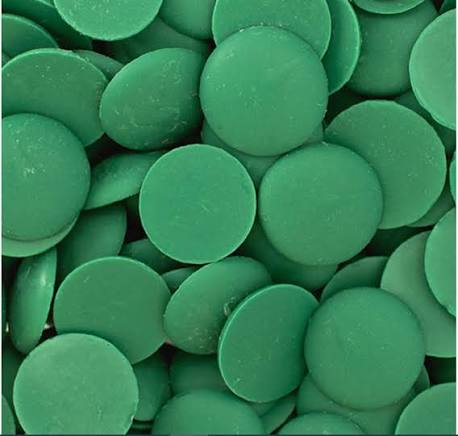 Merckens Dark Green Chocolate Confectionery Wafers – 1 lb