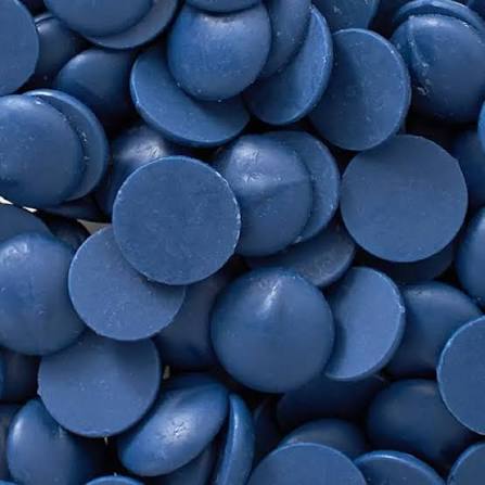 Merckens Royal Blue Chocolate Confectionery Wafers – 25 lb Wholesale Case
