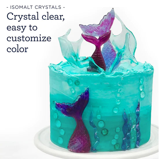 Satin Ice Isomalt Crystals - 1 lb sets crystal clear