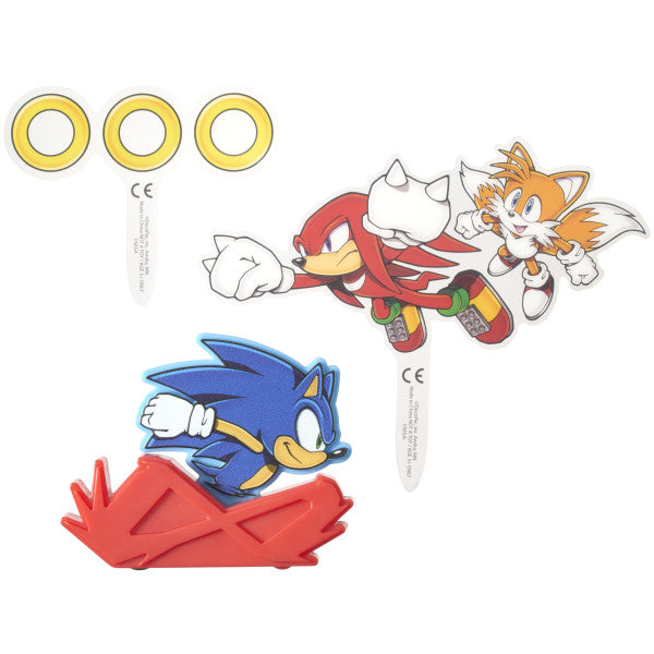 Sonic the Hedgehog Cake Decorations Topper Set Kit