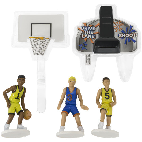 Basketball All Net Cake Decorations Topper Set Kit