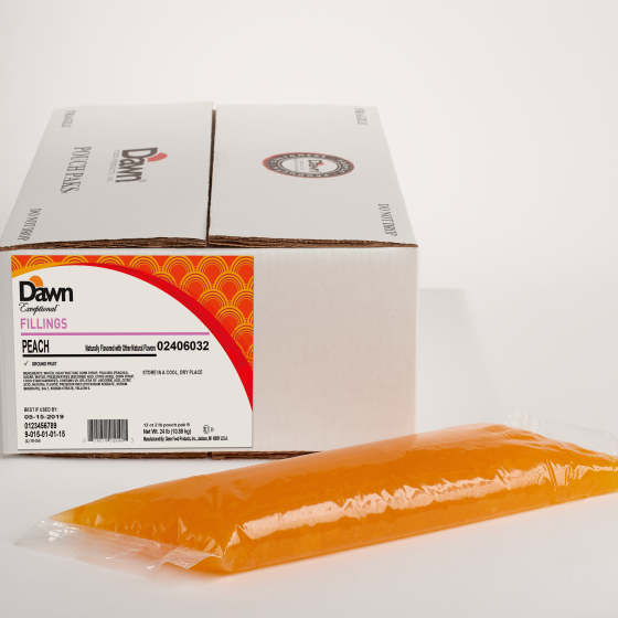 Dawn Exceptional Fillings Ground Peach Filling Pouch Pack 2 pounds