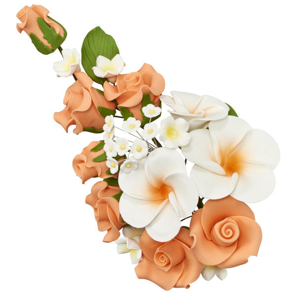 Large Flower Assortment Gum Paste Sprays - Select your style